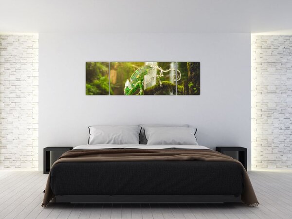 Obraz jaszczurki (170x50 cm)