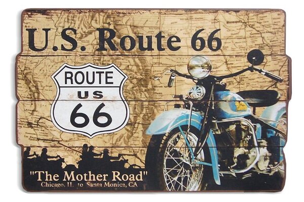 Dekoracyjna tablica "U.S. Route 66"