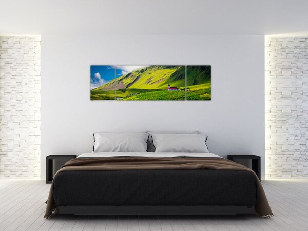 Obraz górskiego krajobrazu (170x50 cm)