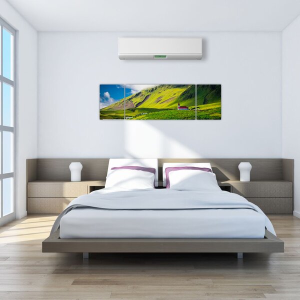 Obraz górskiego krajobrazu (170x50 cm)
