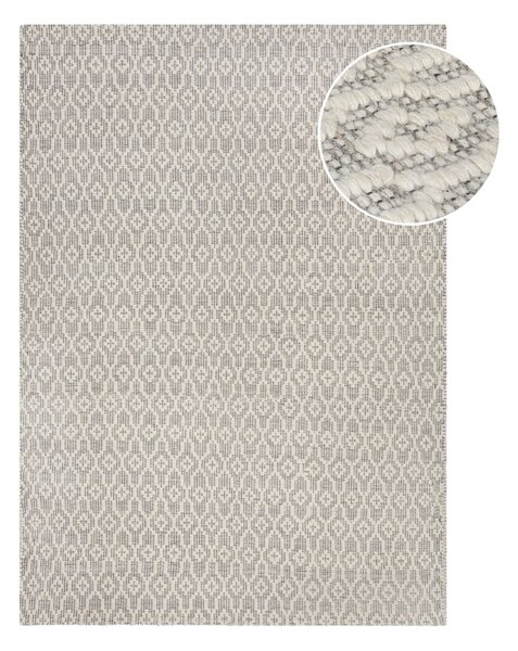 Szaro-beżowy dywan wełniany Flair Rugs Dream, 120x170 cm