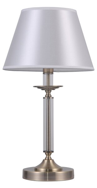 Lampa Biurkowa Solana Tb-28366-1 1Xe14 Srebrna