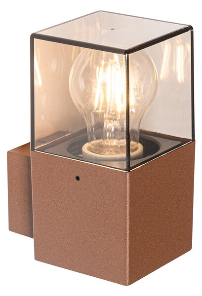 Industrialna lampa ścienna zewnętrzna rdzawo-brązowa IP44 - Denmark
