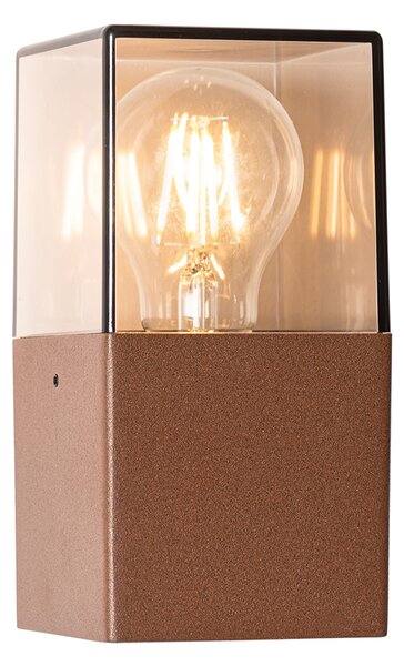 Industrialna lampa ścienna zewnętrzna rdzawo-brązowa IP44 - Denmark