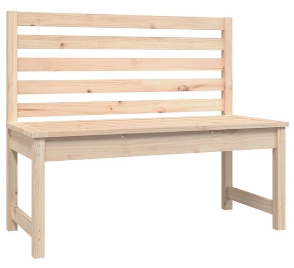 Ławka ogrodowa, 109 cm, lite drewno sosnowe