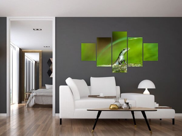 Obraz jaszczurki (125x70 cm)