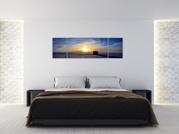 Obraz - krajobraz polarny (170x50 cm)