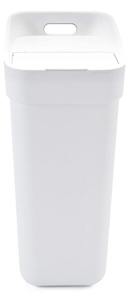 Biały kosz na śmieci do segregacji odpadów z plastiku z recyklingu 30 l Ready To Collect – Curver
