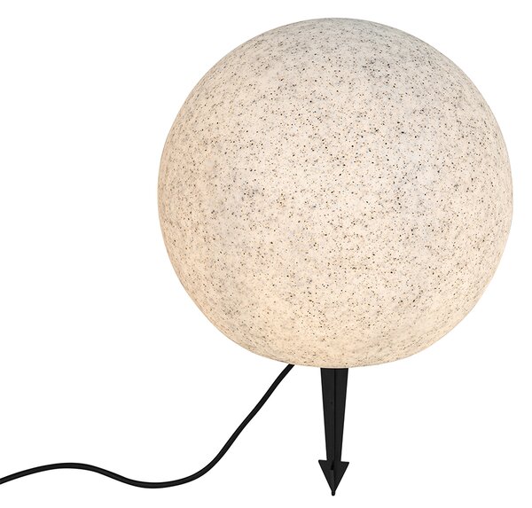 Nowoczesna lampa zewnętrzna szara 35 cm IP65 - Nura