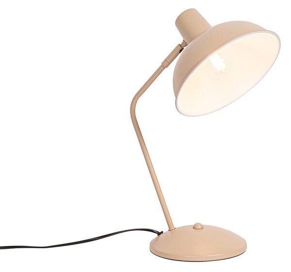 Lampa stołowa w stylu retro beżowa - Milou
