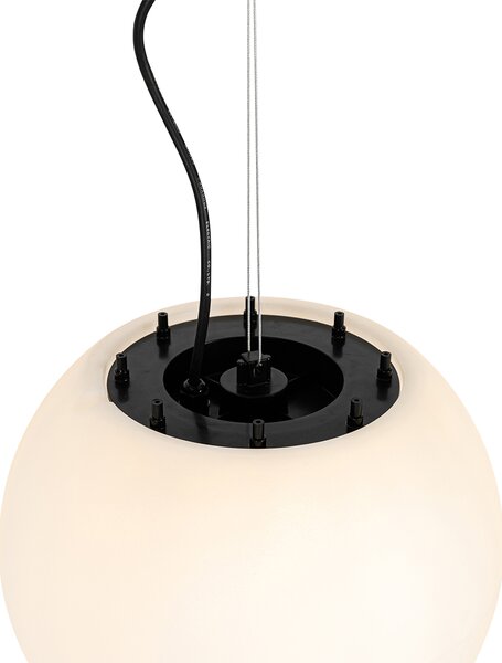 Nowoczesna lampa zewnętrzna biała 35 cm IP65 - Nura