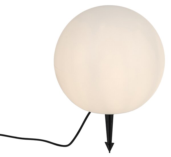 Nowoczesna lampa zewnętrzna biała 35 cm IP65 - Nura
