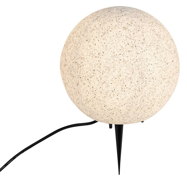 Nowoczesna lampa zewnętrzna szara 25 cm IP65 - Nura