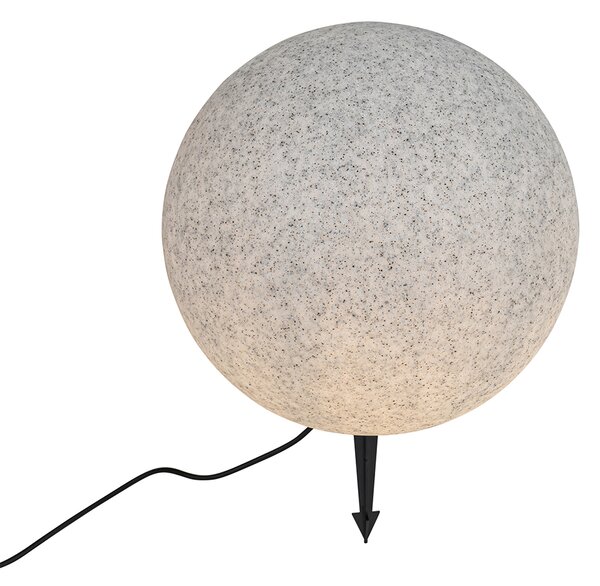 Nowoczesna lampa zewnętrzna szara 45 cm IP65 - Nura