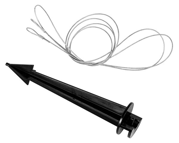 Nowoczesna lampa zewnętrzna biała 35 cm IP65 - Nura