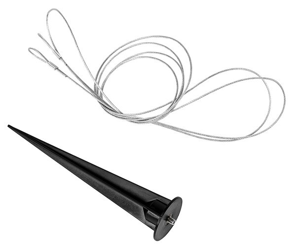 Nowoczesna lampa zewnętrzna biała 25 cm IP65 - Nura