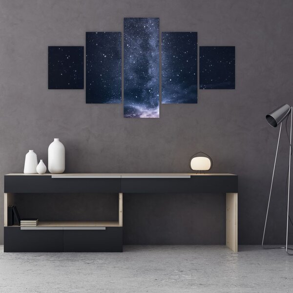 Obraz gwiaździstego nieba (125x70 cm)