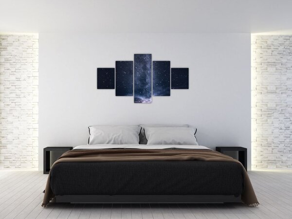 Obraz gwiaździstego nieba (125x70 cm)
