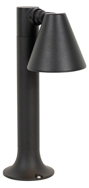Nowoczesny klosz ogrodowy czarny 30 cm IP44 regulowany - Ciara