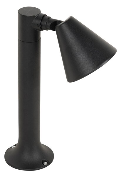 Nowoczesny klosz ogrodowy czarny 30 cm IP44 regulowany - Ciara