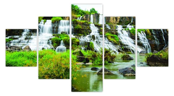 Obraz - wodospady (125x70 cm)