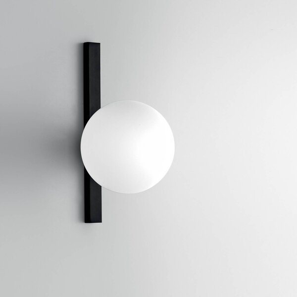 Luce Ambiente Design Kinkiet Enoire, możliwość ściemniania, czarny, salon / jadalnia, metal, nowoczesny