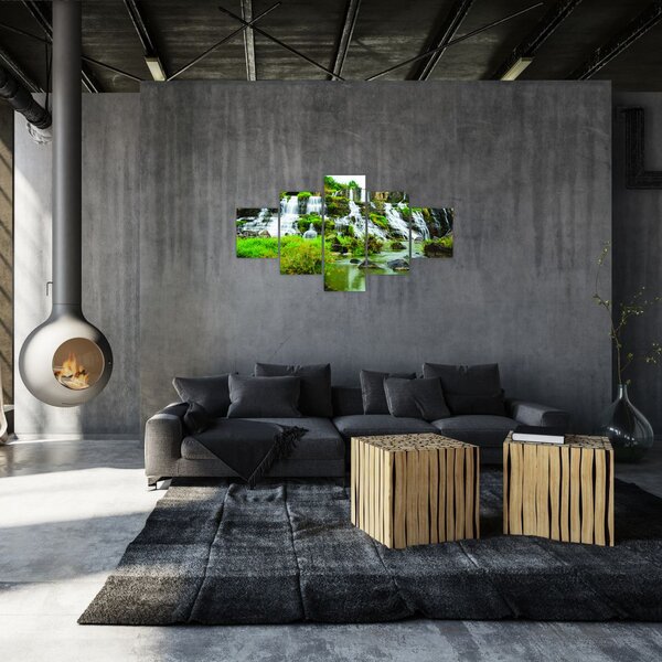 Obraz - wodospady (125x70 cm)