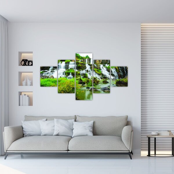 Obraz - wodospady (125x70 cm)