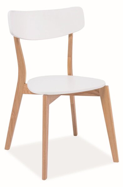 Krzesło Mosso Dąb / Białe