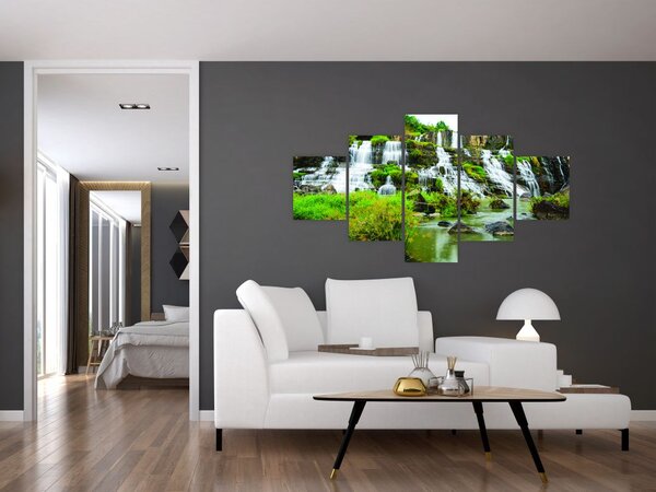 Obraz - wodospady (125x70 cm)