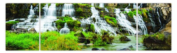 Obraz - wodospady (170x50 cm)