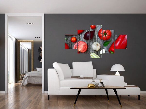 Obraz warzyw (125x70 cm)