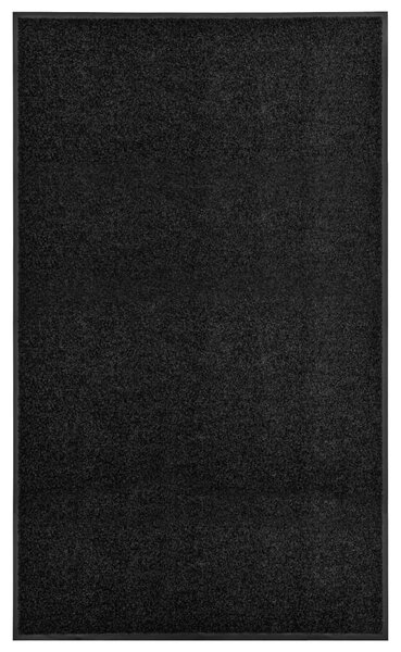 Wycieraczka z możliwością prania, czarna, 90 x 150 cm