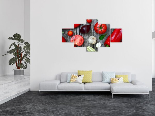 Obraz warzyw (125x70 cm)
