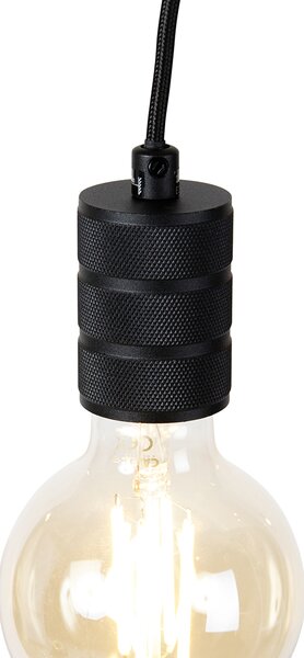 Inteligentny system oświetlenia szynowego czarny 3 reflektory i lampa wisząca 1-fazowa - Iconic Cavalux Jeana