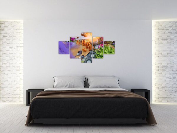 Obraz - letni piknik (125x70 cm)