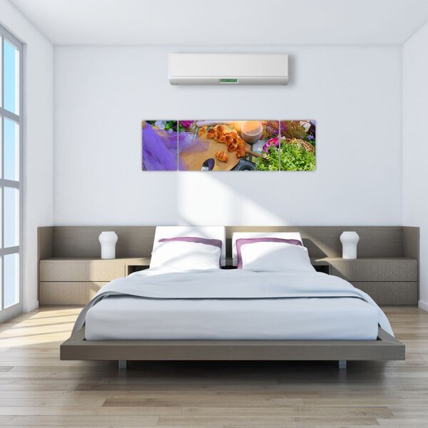 Obraz - letni piknik (170x50 cm)
