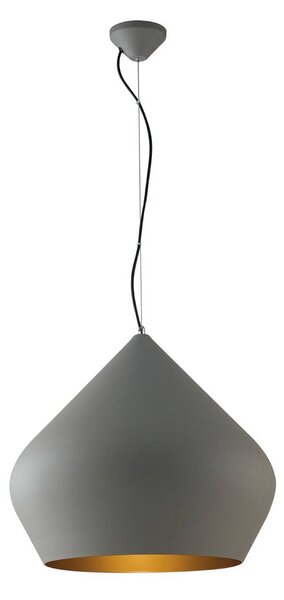 Luce Ambiente Design Lampa wisząca Tholos, możliwość ściemniania, aluminiowy / szary / cynkowy, salon / jadalnia, metal, nowoczesny