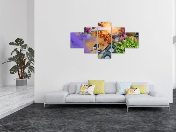 Obraz - letni piknik (125x70 cm)