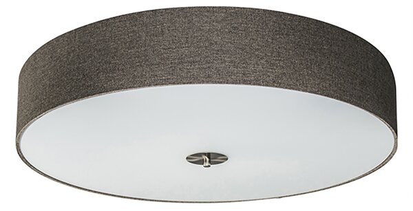 Inteligentny plafon taupe 70 cm w komplecie z 6 żarówkami WiFi A60 - Drum Jute