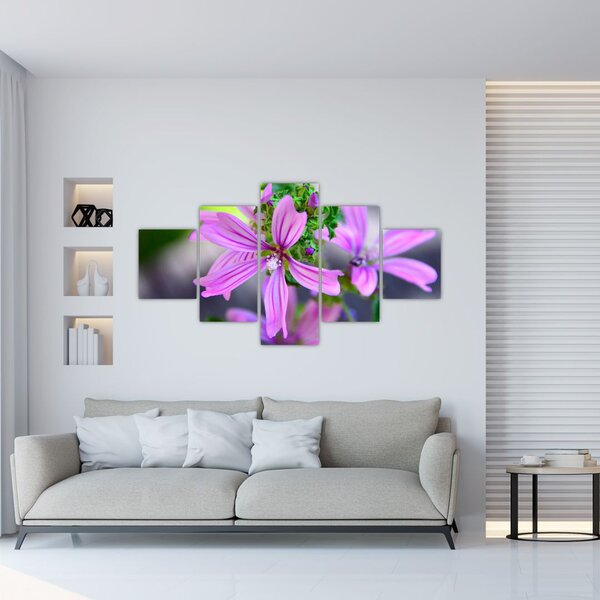 Zbliżenie kwiatu (125x70 cm)