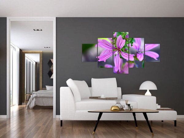 Zbliżenie kwiatu (125x70 cm)