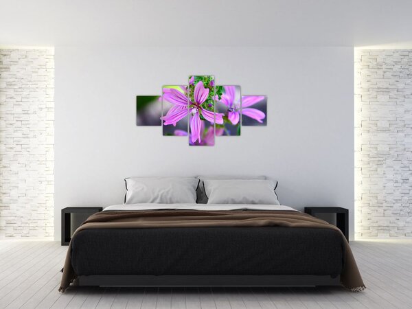 Zbliżenie kwiatu (125x70 cm)
