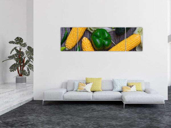 Obraz warzyw (170x50 cm)