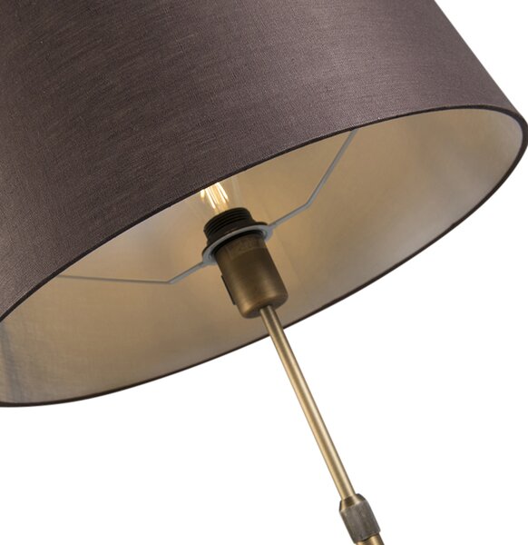 Inteligentna lampa podłogowa brązowa z brązowym kloszem 45 cm z WiFi A60 - Parte