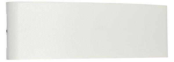 Lampa ścienna zewnętrzna biała z LED 10-punktowa IP54 - Silly