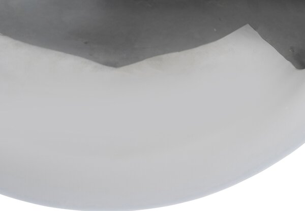 Inteligentna lampa wisząca czarna z przydymionym szkłem 30 cm z Wifi ST64 - Pallon