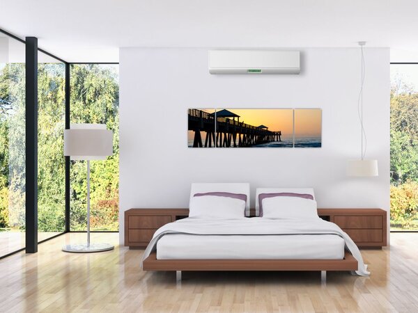 Obraz na plaży (170x50 cm)