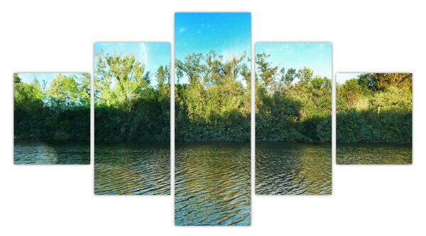 Obraz - jezioro (125x70 cm)