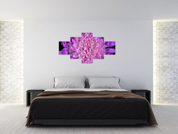 Szczegółowy obraz kwiatu (125x70 cm)